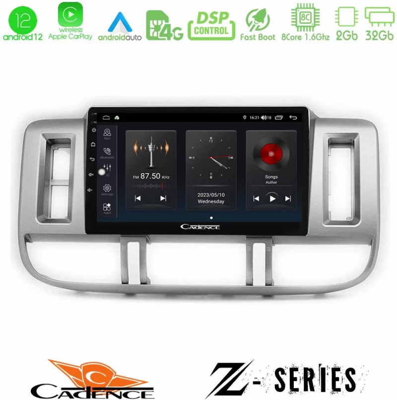 Cadence Z Series Nissan X-Trail (T30) 2000-2003 8core Android12 2+32GB Navigation Multimedia Tablet 9"