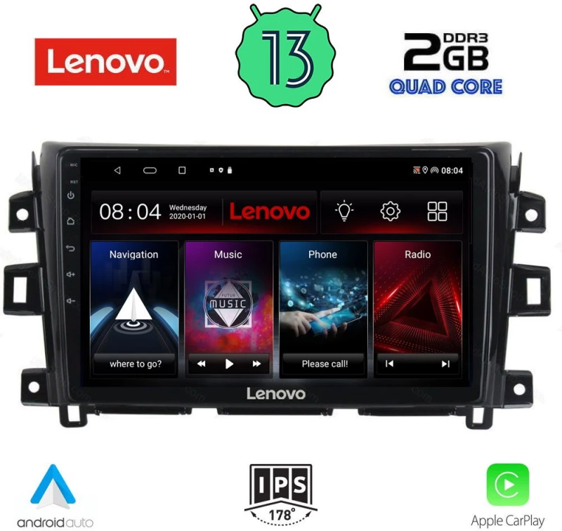 LENOVO LVD 4456_CPA (10inc) MULTIMEDIA TABLET OEM NISSAN NAVARA mod. 2016>
