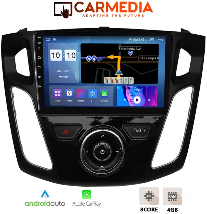 CARMEDIA CM409-13 TABLET 9'' OEM FORD FOCUS 2011-2018