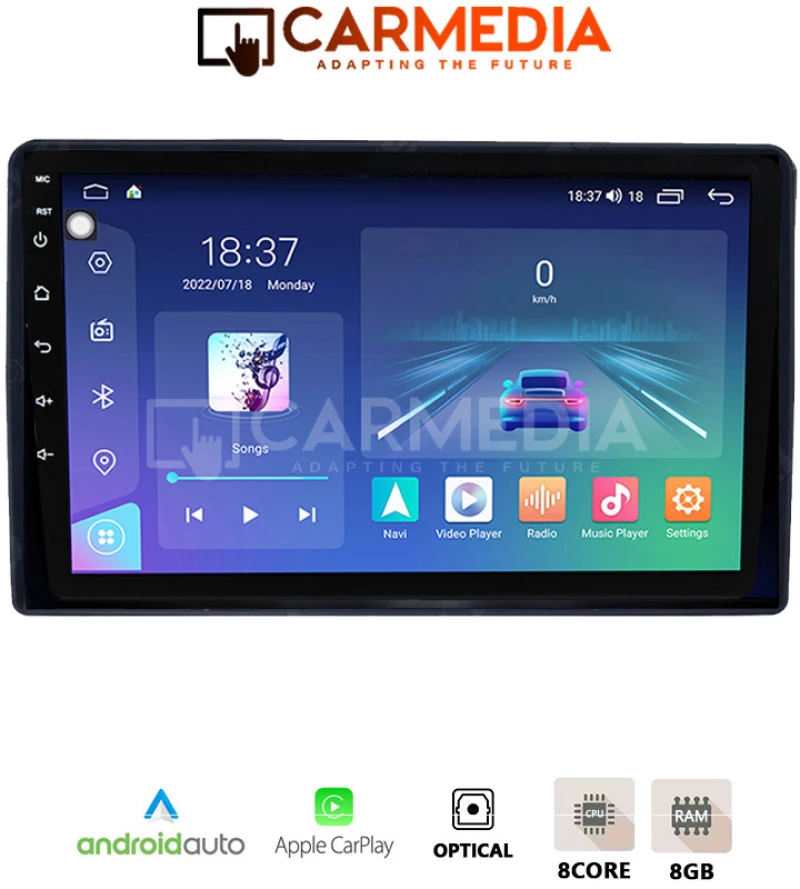 CARMEDIA CM809-13 TABLET 9'' OEM CITROEN | PEUGEOT 2008-2018