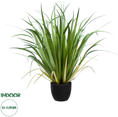 GloboStar® Artificial Garden ACORUS GRAMINEUS 20103 Τεχνητό Διακοσμητικό Φυτό Άκορος Υ90cm