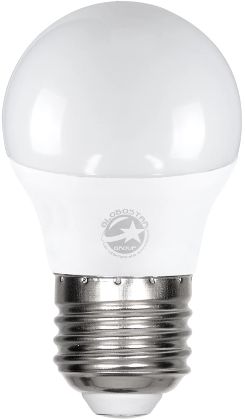 GloboStar® 60021 Λάμπα LED E27 G45 Γλομπάκι 6W 600lm 260° AC 220-240V IP20 Φ4.5 x Υ7.8cm Ψυχρό Λευκό 6000K - 3 Years Warranty