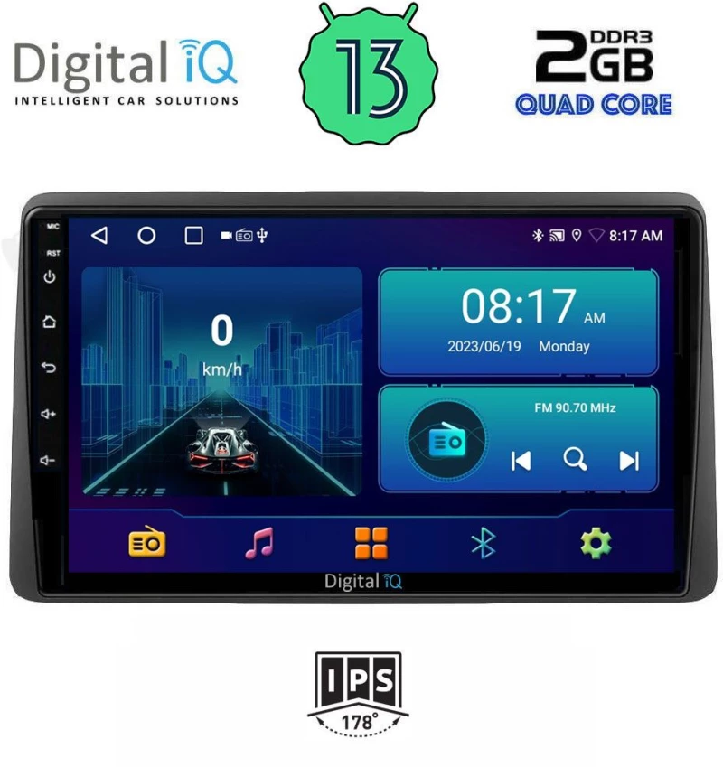 DIGITAL IQ BXB 1104_GPS (10inc) MULTIMEDIA TABLET OEM DACIA DUSTER mod. 2019>