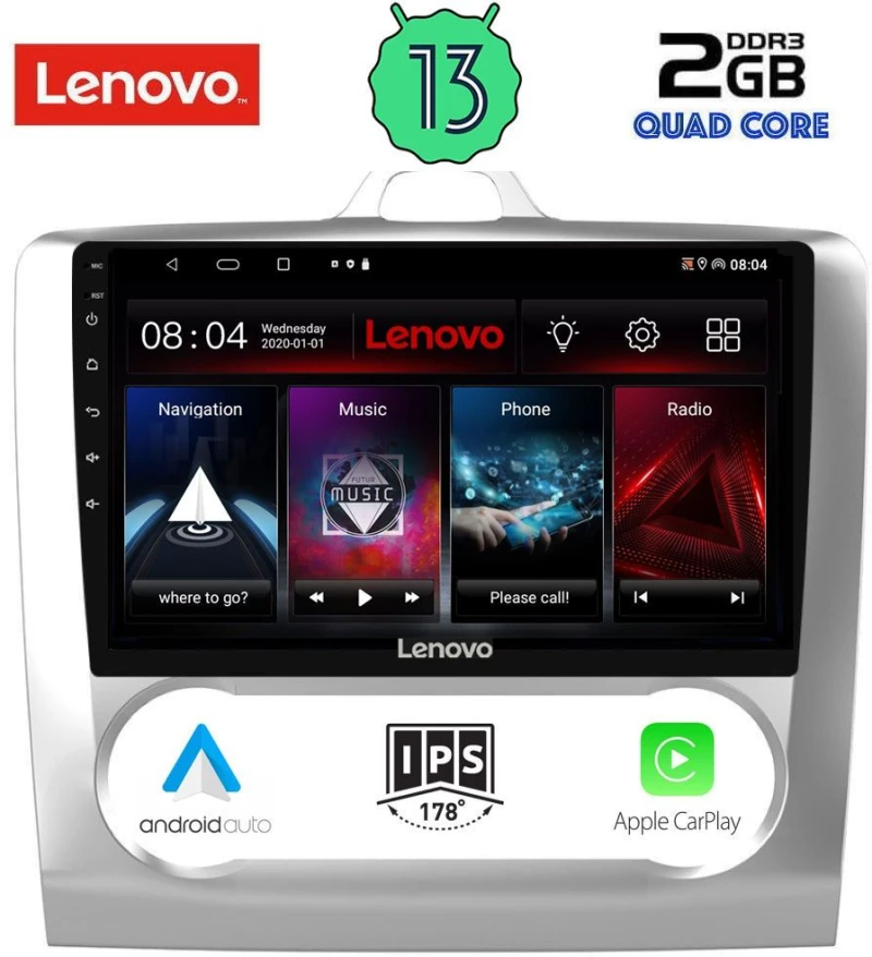 LENOVO LVD 4156_CPA CLIMA (9inc) MULTIMEDIA TABLET OEM FORD FOCUS mod. 2005-2012
