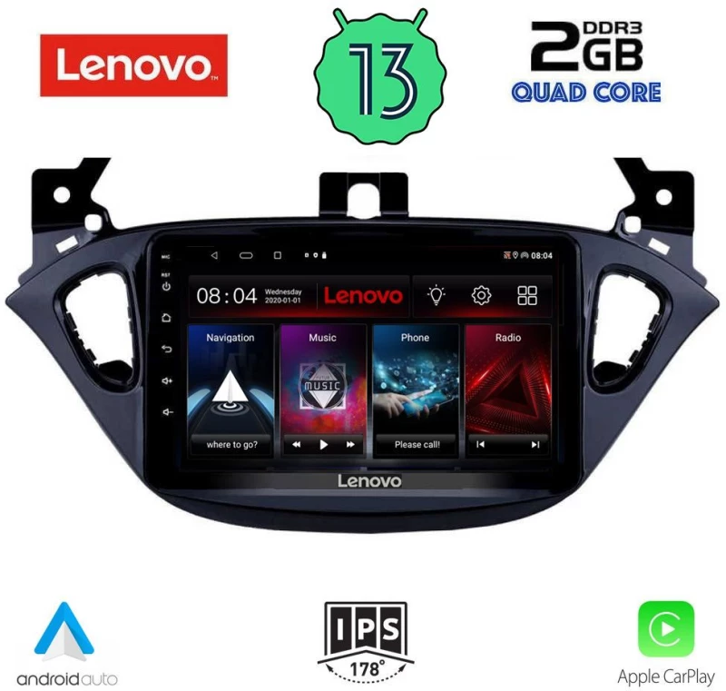 LENOVO LVD 4486_CPA (9inc) MULTIMEDIA TABLET OEM OPEL ADAM - CORSA E  mod. 2014-2021