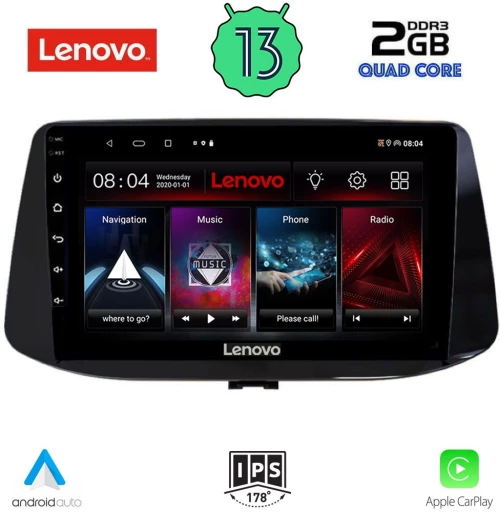 LENOVO LVD 4233_CPA (9inc) MULTIMEDIA TABLET OEM HYUNDAI i30 mod. 2018>