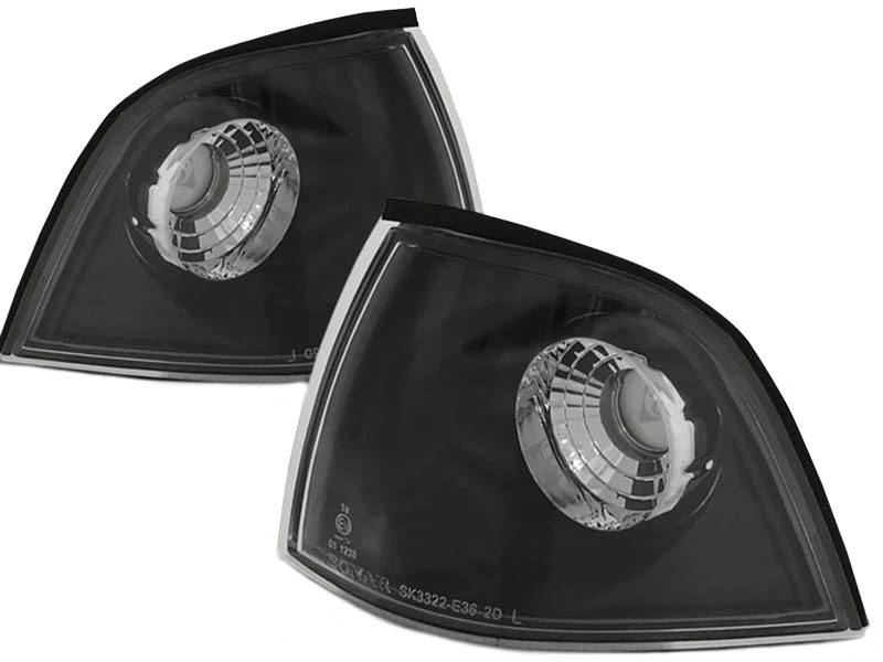 Μπροστινά Φλας Για Bmw 3 E36 90-99 Coupe/Cabrio Μαύρα 2 Τεμάχια Sonar