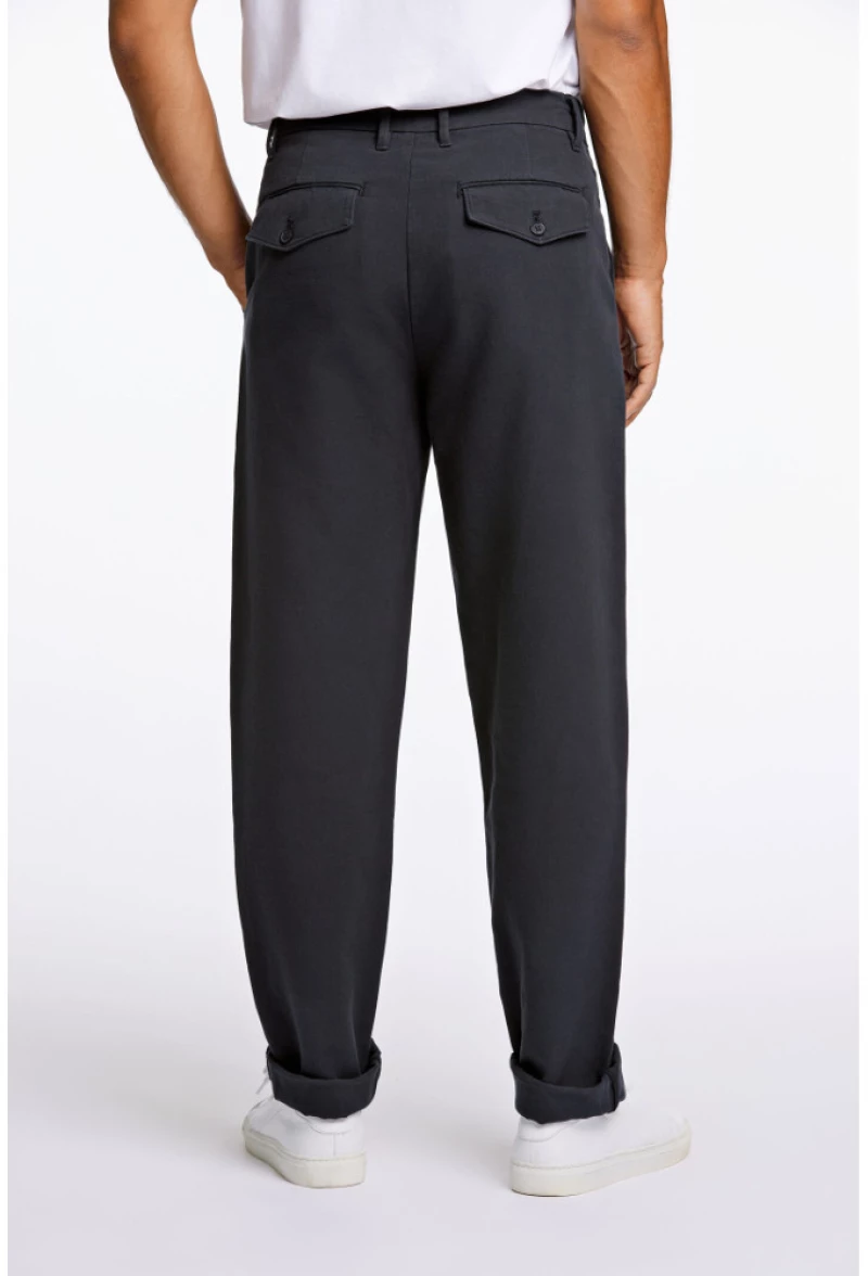 Lindbergh Casual Pants Wide fit/Black