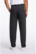 Lindbergh Casual Pants Wide fit/Black