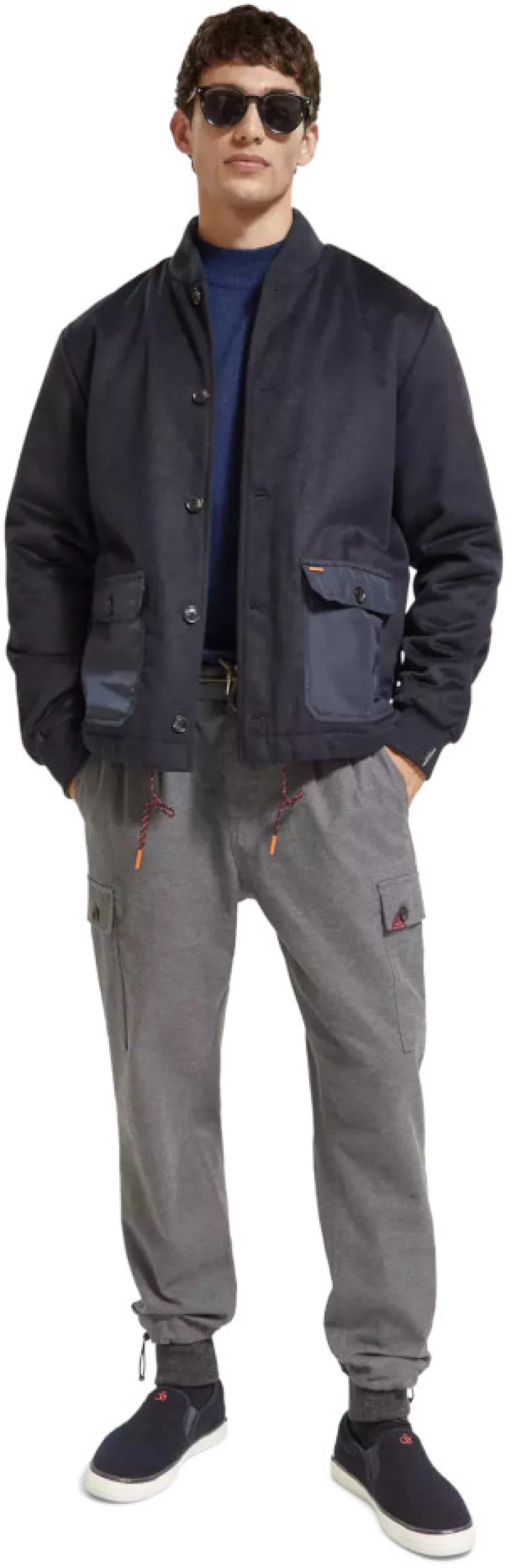 Scotch&Soda Men's Reversible Bomber Jacket