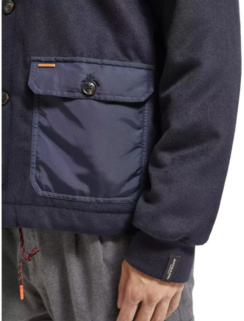Scotch&Soda Men's Reversible Bomber Jacket