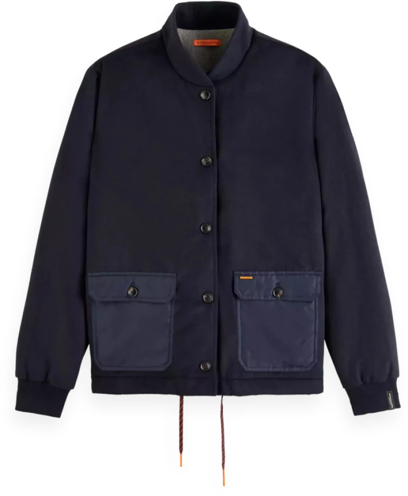 Scotch&Soda Men's Reversible Bomber Jacket
