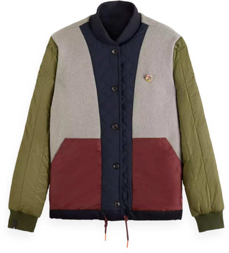 Scotch&Soda Men's Reversible Bomber Jacket