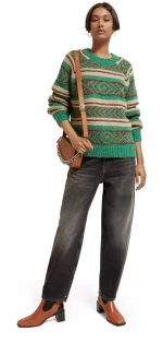 Scotch&Soda Metallic Fair Isle pullover