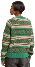Scotch&Soda Metallic Fair Isle pullover