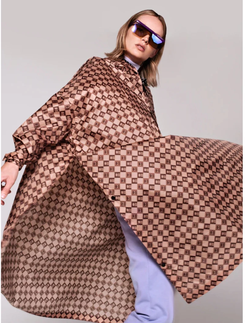 Rainkiss Rain Poncho Damier