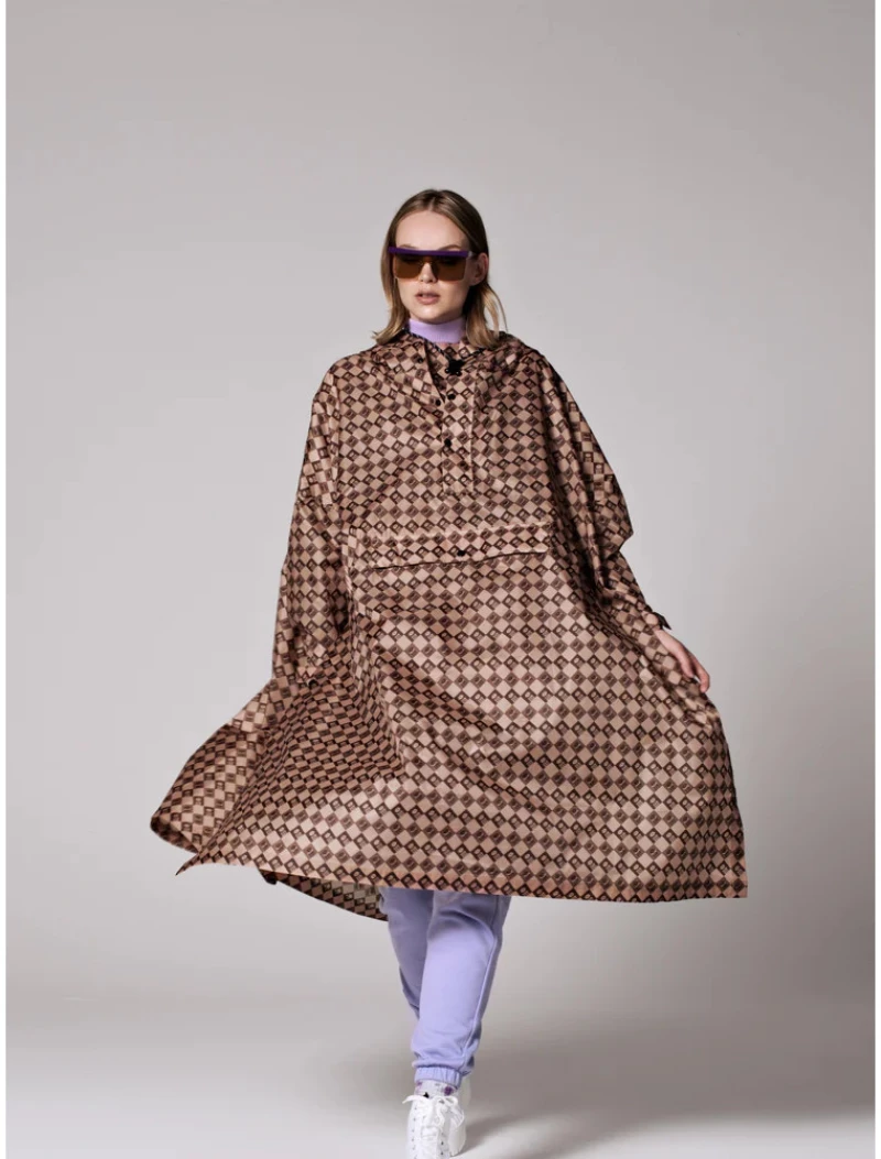 Rainkiss Rain Poncho Damier