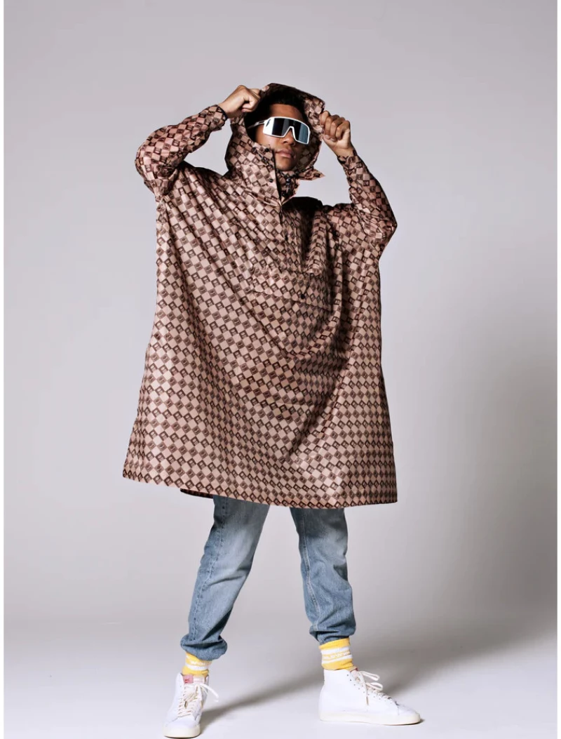 Rainkiss Rain Poncho Damier