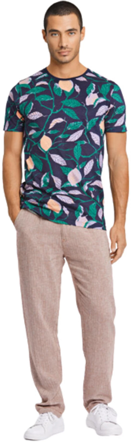 Lindbergh Men's Linen pants Relaxed
