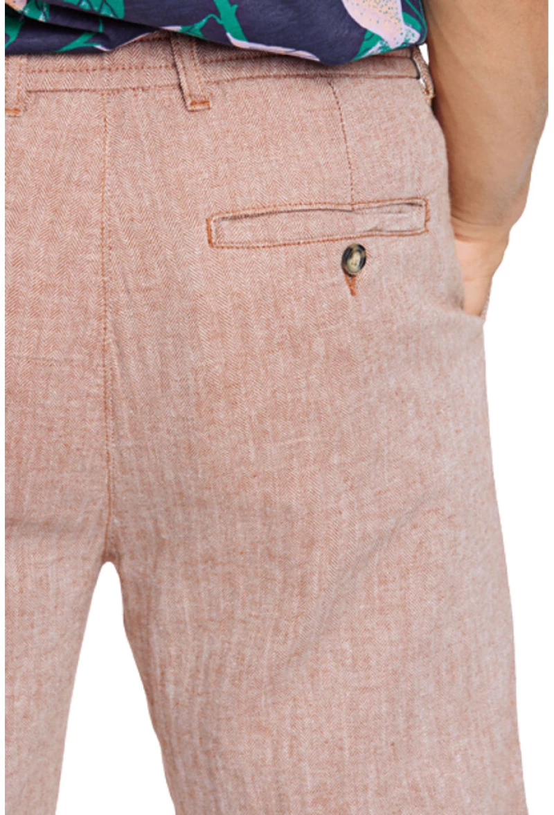 Lindbergh Men's Linen pants Relaxed