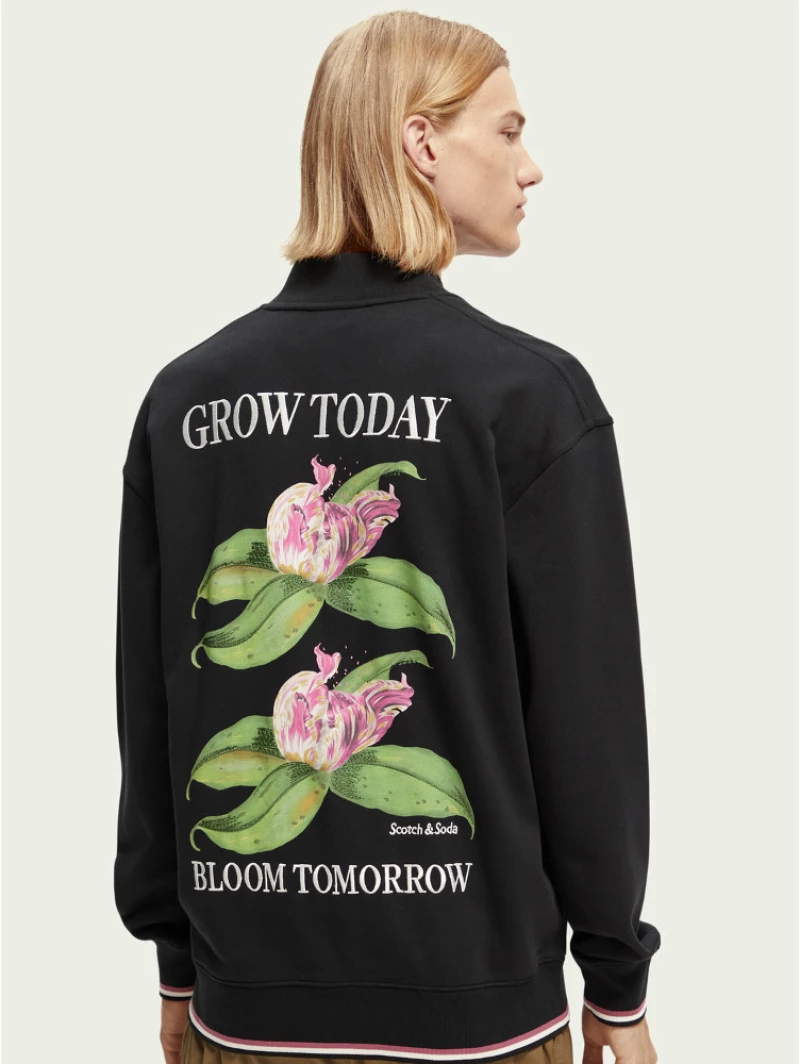 Scotch & Soda Men's bomber sweatshirt