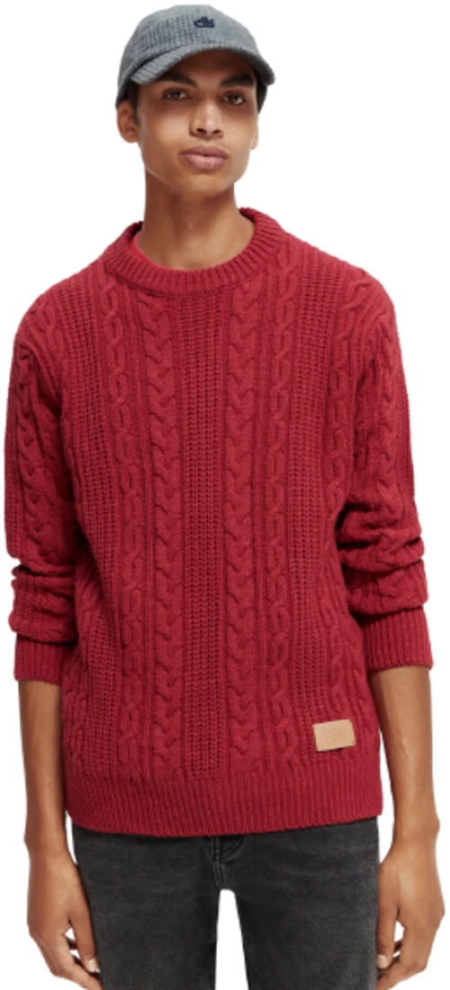 Scotch & Soda Men's Structured knit sweater