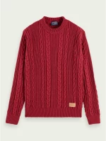 Scotch & Soda Men's Structured knit sweater