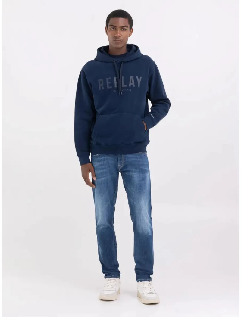 Replay Men's Hoodie With Pocket