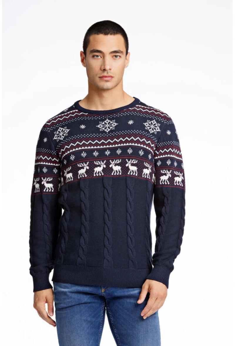 Lindbergh Xmas Cable Knit