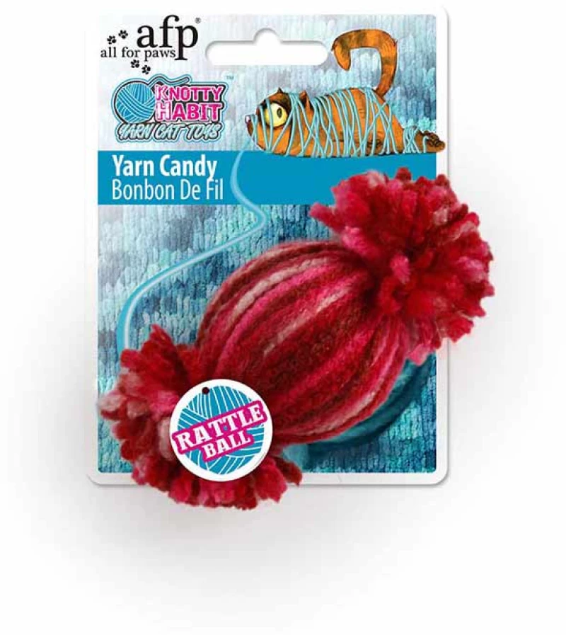 AFP Παιχνίδι Γάτας Knotty Habit Yarn Candy με Ήχο 9,5x5x5cm