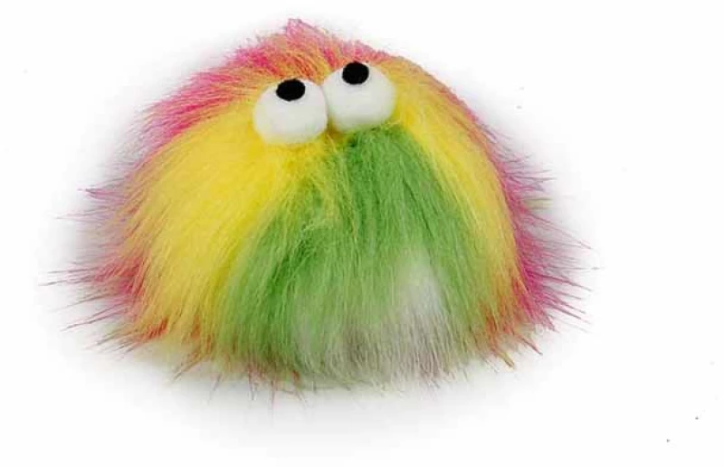 AFP Παιχνίδι Γάτας Fluffer Ball Κίτρινο με Catnip  9,5x9,5x5cm