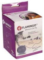 Flamingo Διαδραστικό Παιχνίδι Γάτας Boula Mouse με Μπάλα Γκρι 68x8x8cm