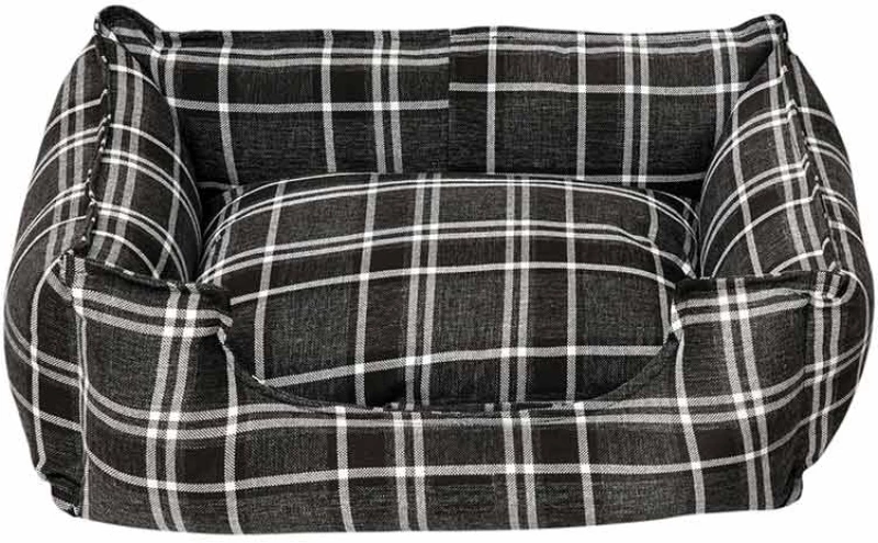 Glee Κρεβάτι Tartan Γκρι Σκούρο Small 60x50x19cm