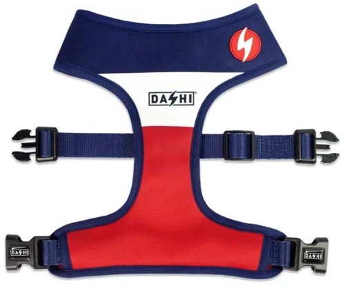 Dashi Σαμαράκι Σκύλου Διπλής Όψης Red and Blue XSmall 30 – 36cm