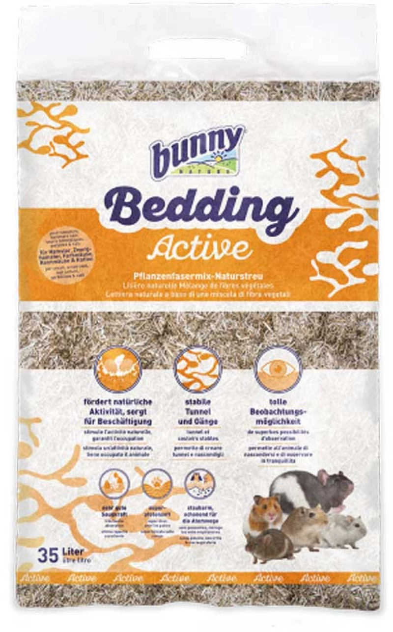Bunny Υπόστρωμα Nature Bedding Active Ροκανίδι 35lt