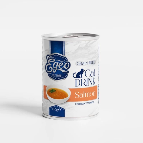 Egeo Cat Drink Σολομός 135gr