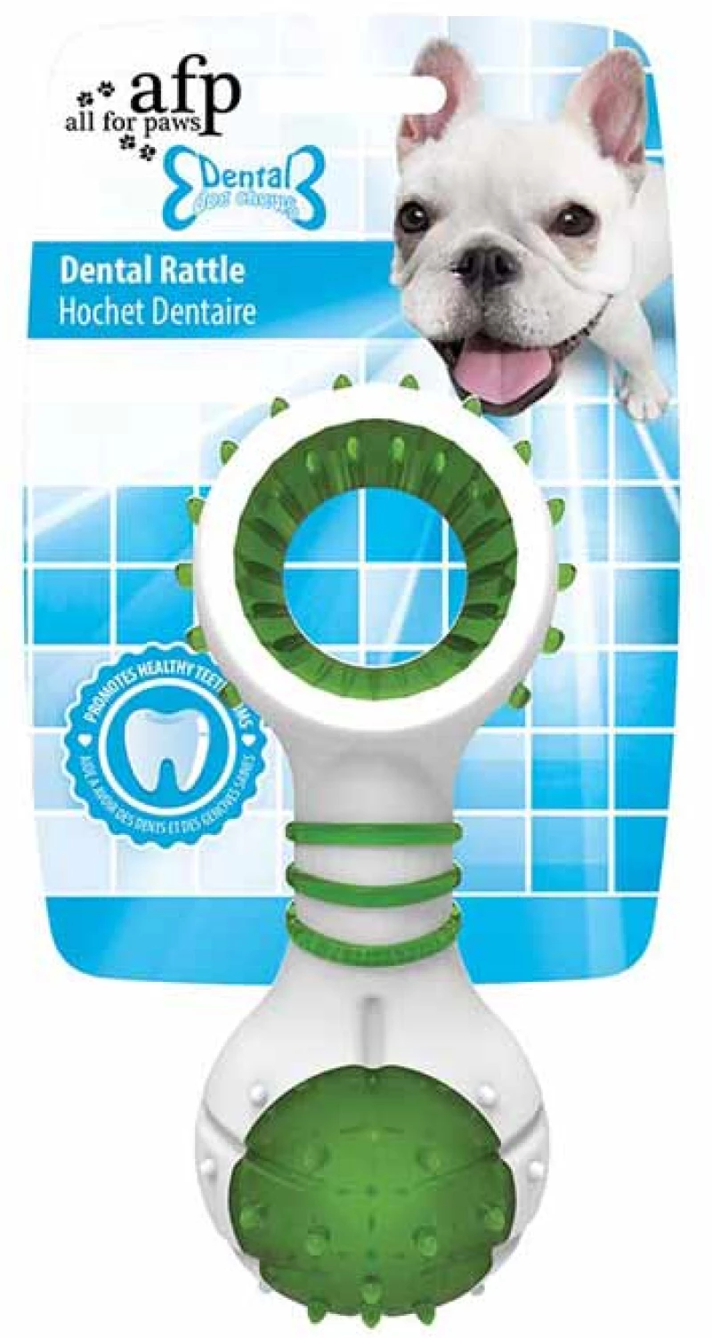 AFP Παιχνίδι Σκύλου Οδοντικής Φροντίδας Dental Rattle 11,6x5x4,7cm