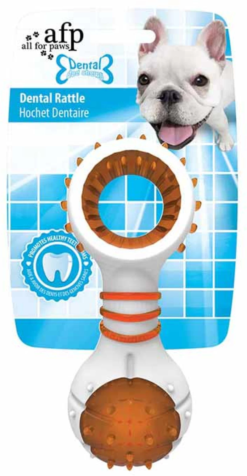 AFP Παιχνίδι Σκύλου Οδοντικής Φροντίδας Dental Rattle 11,6x5x4,7cm