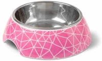 Glee Μπολ Μελαμίνης Rhombus Ροζ Large 700ml