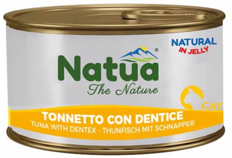 Natua Adult Κονσέρβα Τόνος με Δελφινόψαρο σε Ζελέ 85gr