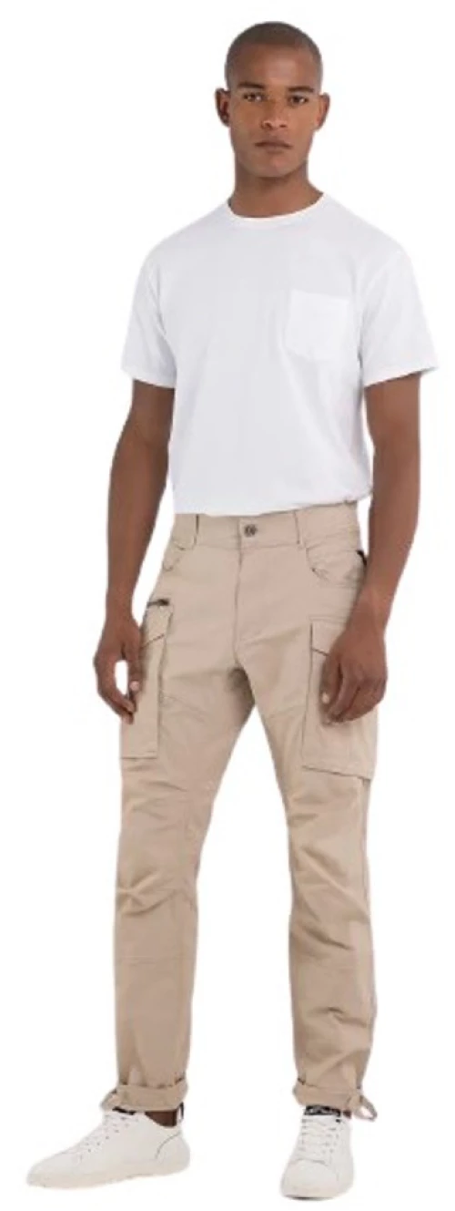 Replay Men's Joe Cargo-Trousers Desert