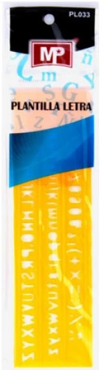 Στένσιλ Γραμμάτων MP Mini PL033