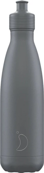 Ανοξείδωτο Μπουκάλι Chilly's Sports Bottle Grey 500ml 23103