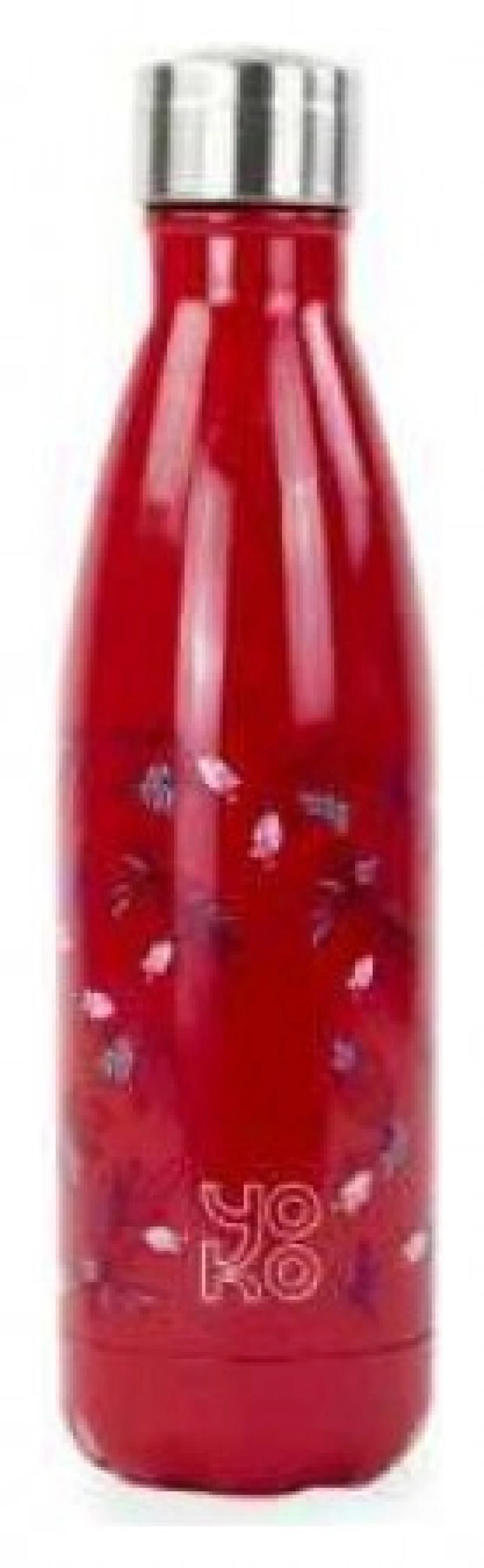 Ανοξείδωτο Μπουκάλι Yoko Design Hot & Cold Bottle Spring Red 500ml 1848