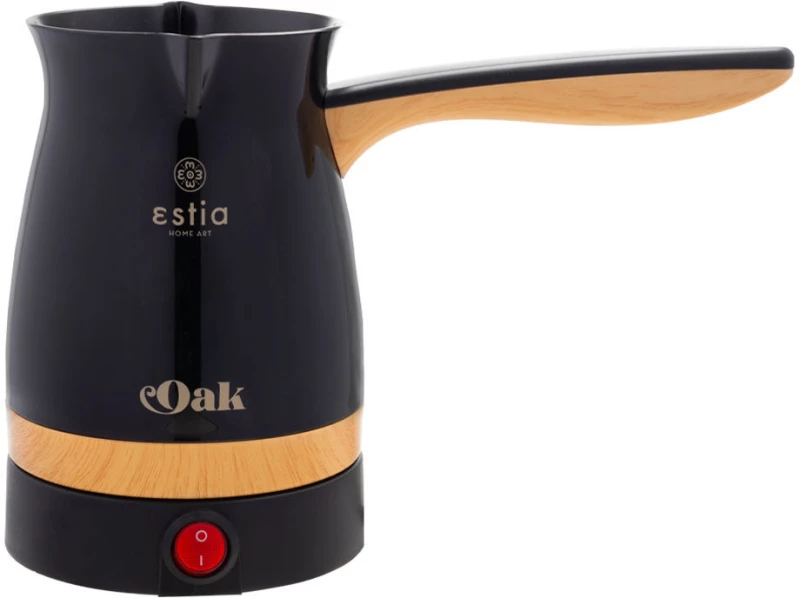 Estia Ηλεκτρικο Μπρικι oak 800w με Αποσπωμενη Βαση 360° Μαυρο