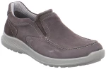 Jomos 322384916220 Aνατομικό Δερμάτινο Comfort Casual Γκρι