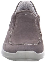 Jomos 322384916220 Aνατομικό Δερμάτινο Comfort Casual Γκρι