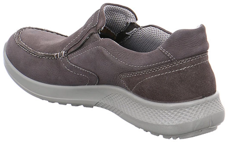 Jomos 322384916220 Aνατομικό Δερμάτινο Comfort Casual Γκρι