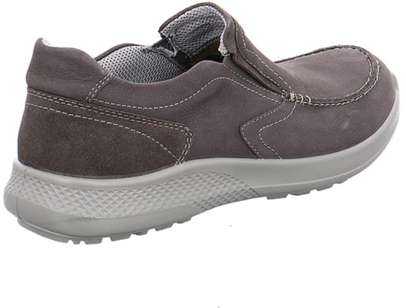 Jomos 322384916220 Aνατομικό Δερμάτινο Comfort Casual Γκρι