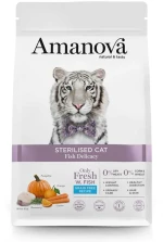 Amanova Sterilised Cat Fish 4kg